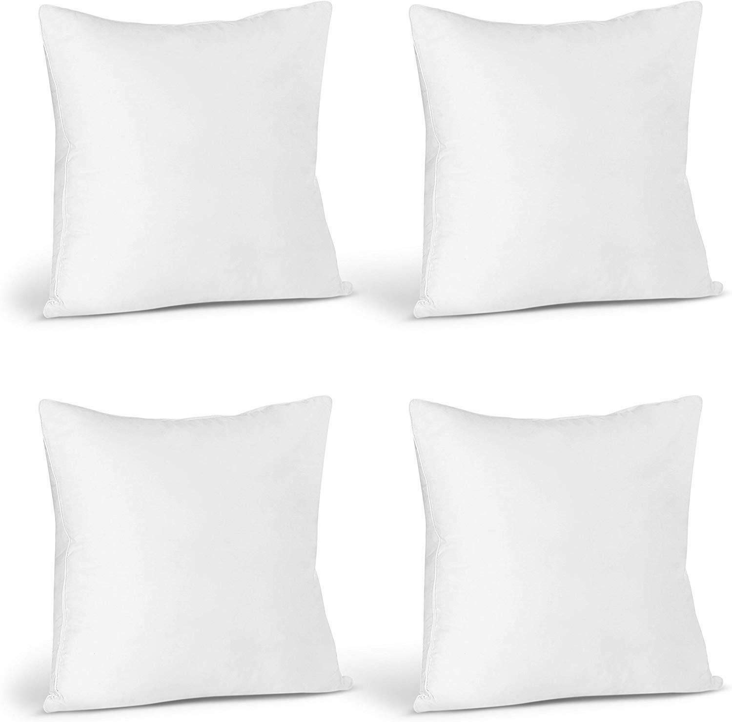 Utopia Bed Pillows Set of 4 - Soft Throw Pillows & Couch Cushions for Living Room, Sofa, Bedroom Decor - Premium Quality Pillow Inserts for Comfort & Style
