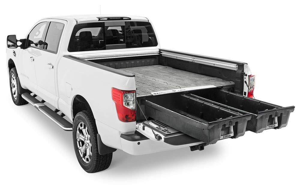2004-2015 Nissan Titan Truck Bed Storage System - Heavy Duty Cargo Organizer for Tools & Gear - Perfect for Camping, Work & Outdoor Adventures
