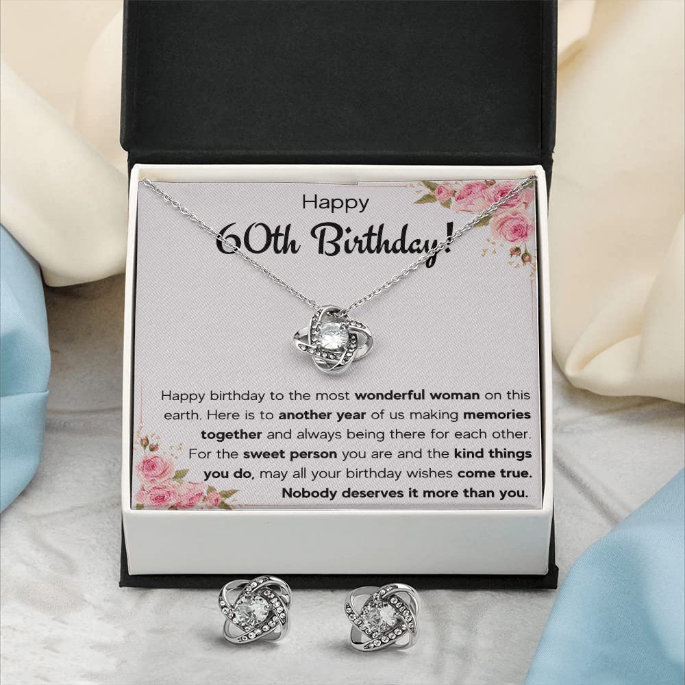 60th Birthday Gifts for Women - Elegant Necklace with Gift Box | Perfect for Mom, Grandma & Special Occasions
