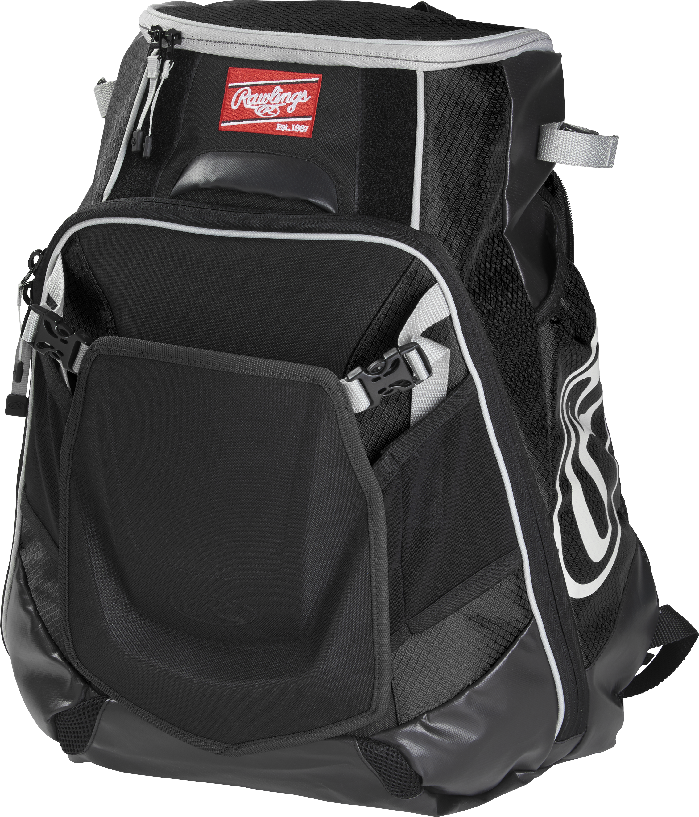 Rawlings Velo Backpack - Lightweight Durable Baseball Backpack for Players & Coaches - Perfect for Training, Games & Travel