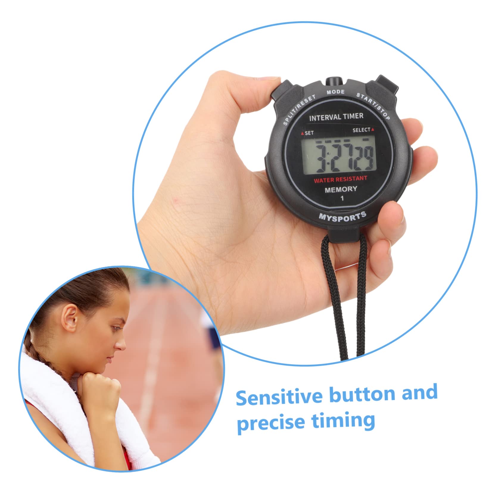Waterproof Fitness Watch for Women - 4 Pack Digital Sports Chronograph with Timer, Alarm & Stopwatch - Ideal for Swimming, Gym Workouts & Kitchen Timer Use