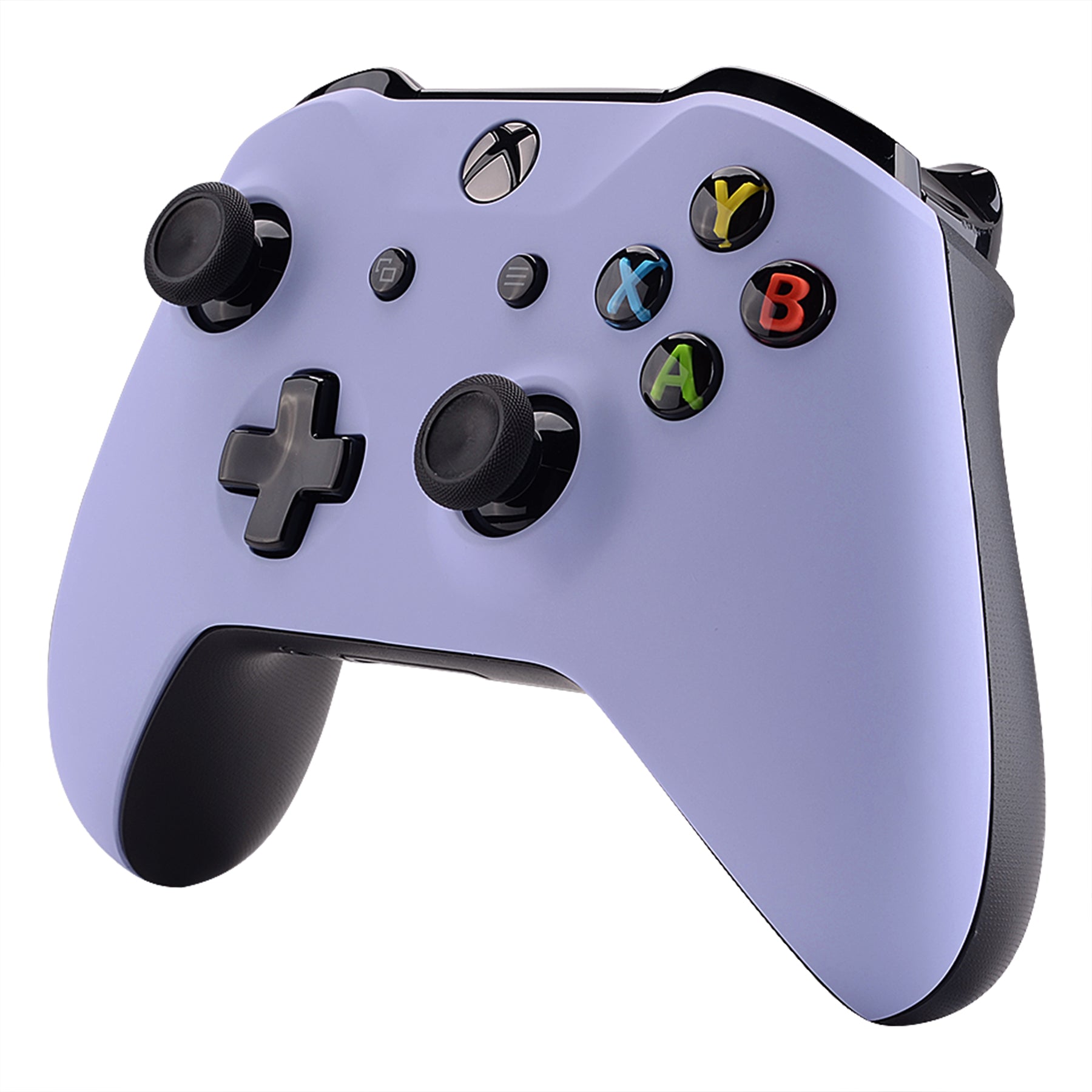 eXtremeRate Light Violet Replacement Faceplate Cover & Front Housing Shell Case for Xbox One S & Xbox One X Controller (Model 1708) - Gaming Accessory for Customization & Protection - Perfect for Gaming Enthusiasts & Streamers