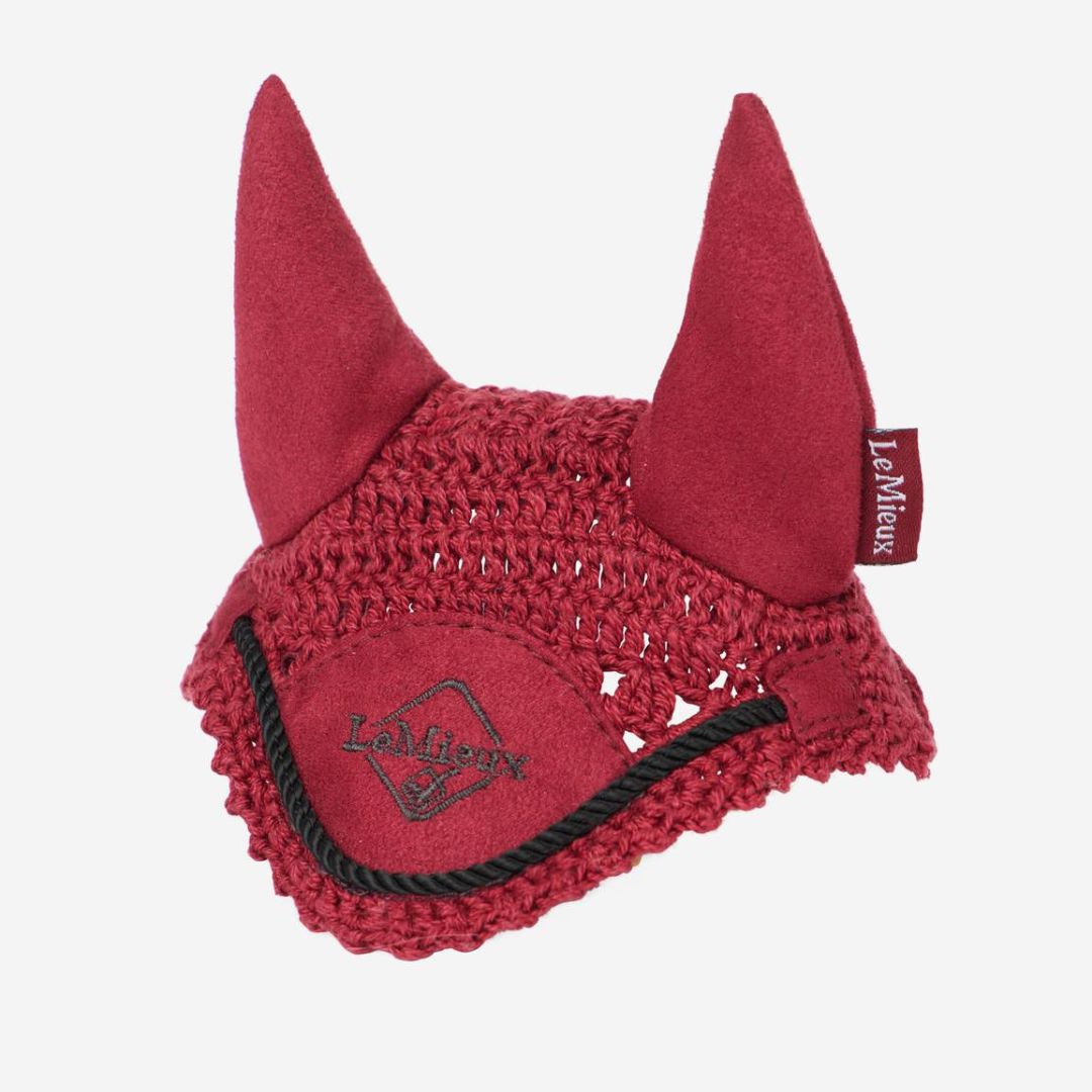LeMieux Toy Pony Crochet Fly Bonnet for Horses - Breathable Summer Fly Protection - Perfect for Riding, Show, and Outdoor Activities