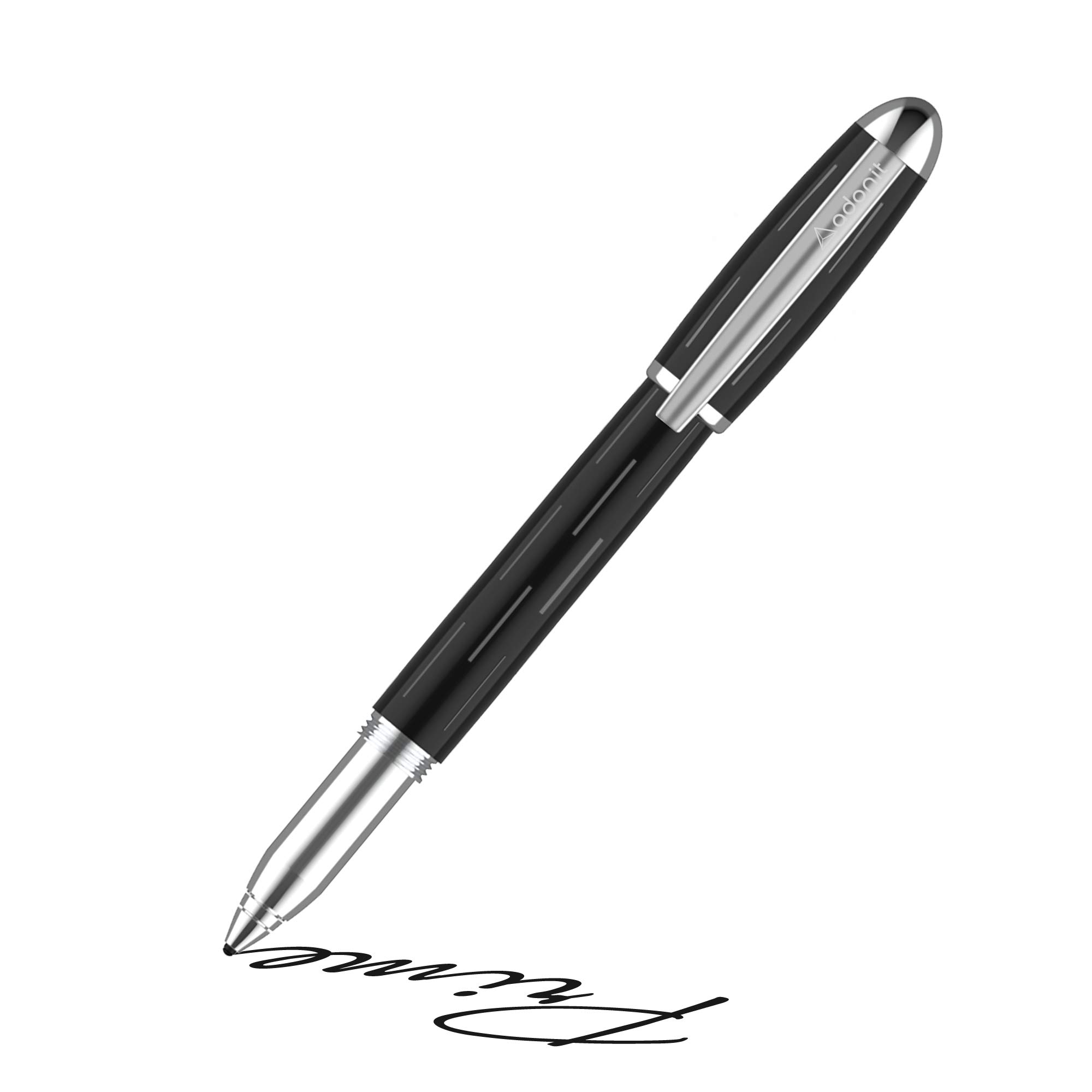 Adonit Prime (Dash) Multi-Compatible Stylus Pen with Interchangeable Digital Cartridge - Easy Switch Between iPhone & iPad - Works with iPhone 12/11 Pro/X/8 Plus & More - Perfect for Digital Art, Note-Taking & Presentations