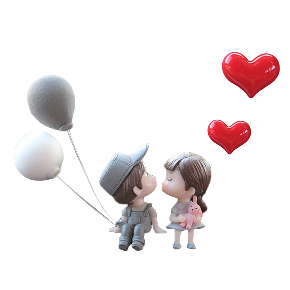 ZCargel Car Air Freshener Vent Clip - Cute Couple Balloon Aromatherapy Diffuser for Car Interior | Boy Girl Car Decor & Air Vent Perfume Clip | Perfect for Road Trips, Daily Commute & Car Gifts