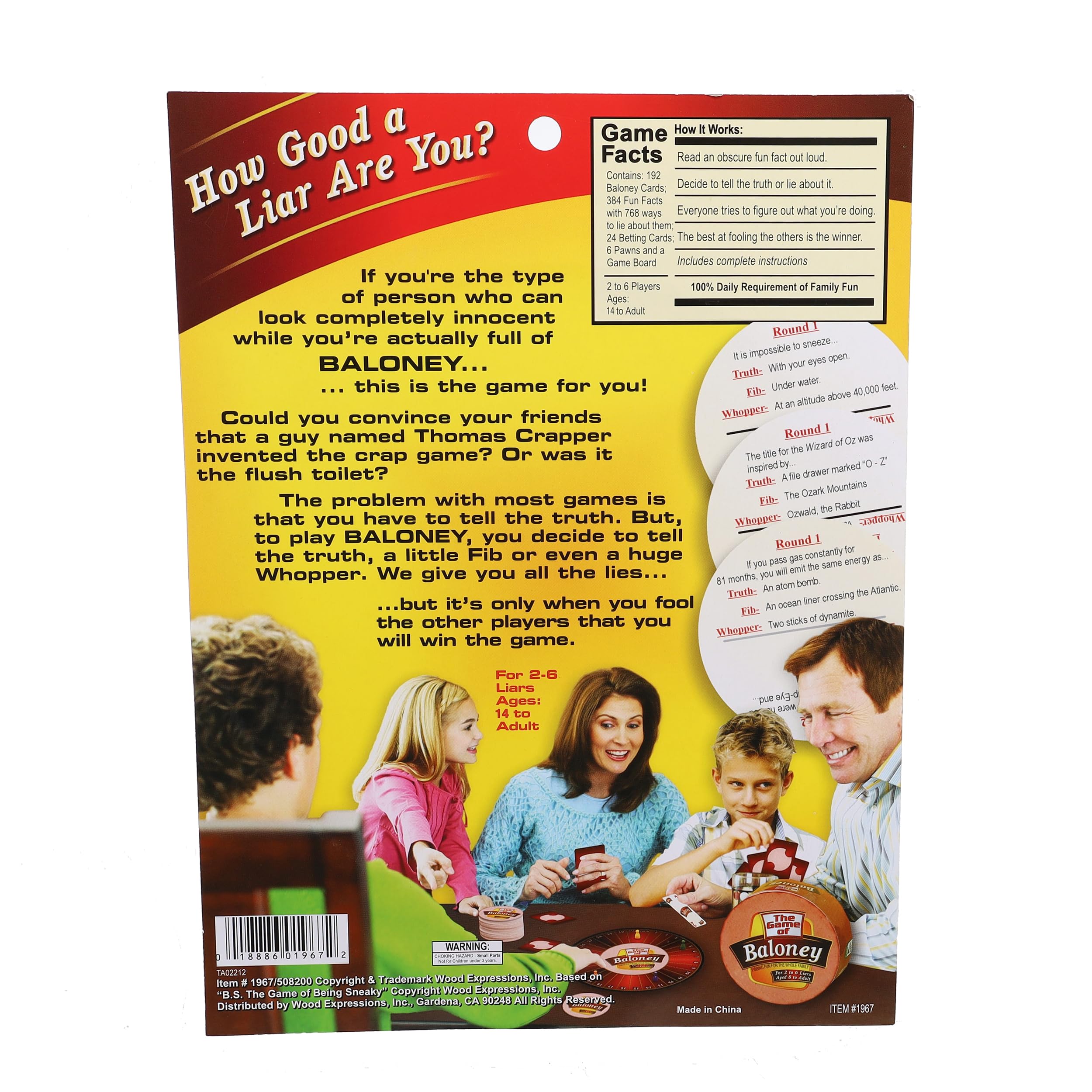 TDC Games The Game of Baloney - Fun Family Board Game for Kids & Adults - Perfect for Game Nights, Parties & Family Bonding