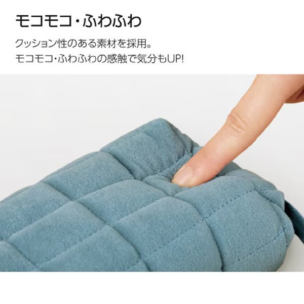 Mococo Cute Plush Pillow Pen Case - Soft & Durable Stationery Organizer for School, Office & Travel - Compatible with KOKUYO Pens