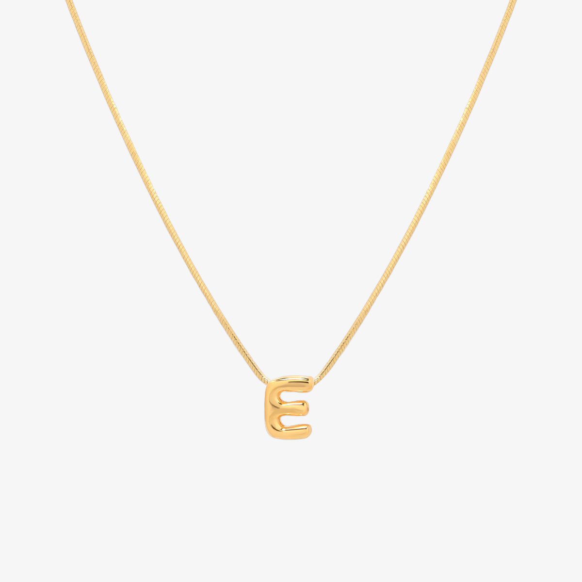 Personalized Bubble Initial Pendant Necklace for Women - Custom Name Letter Jewelry Gift for Her - Perfect for Birthdays, Anniversaries & Everyday Wear