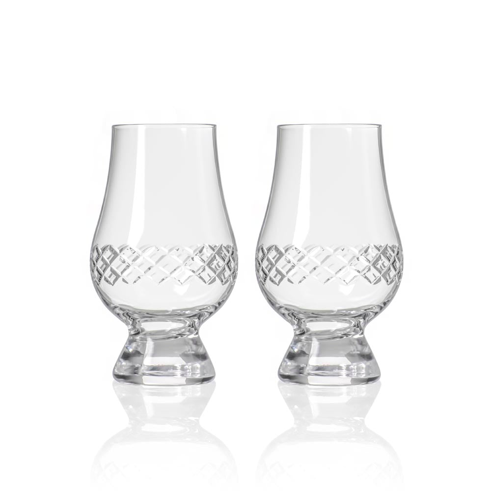 Premium 6.75oz Glencairn Whiskey Glasses Set of 2 - Crystal Clear Scotch Tasting Glasses for Bourbon, Whisky & Liquor - Perfect for Home Bar, Gifts & Special Occasions