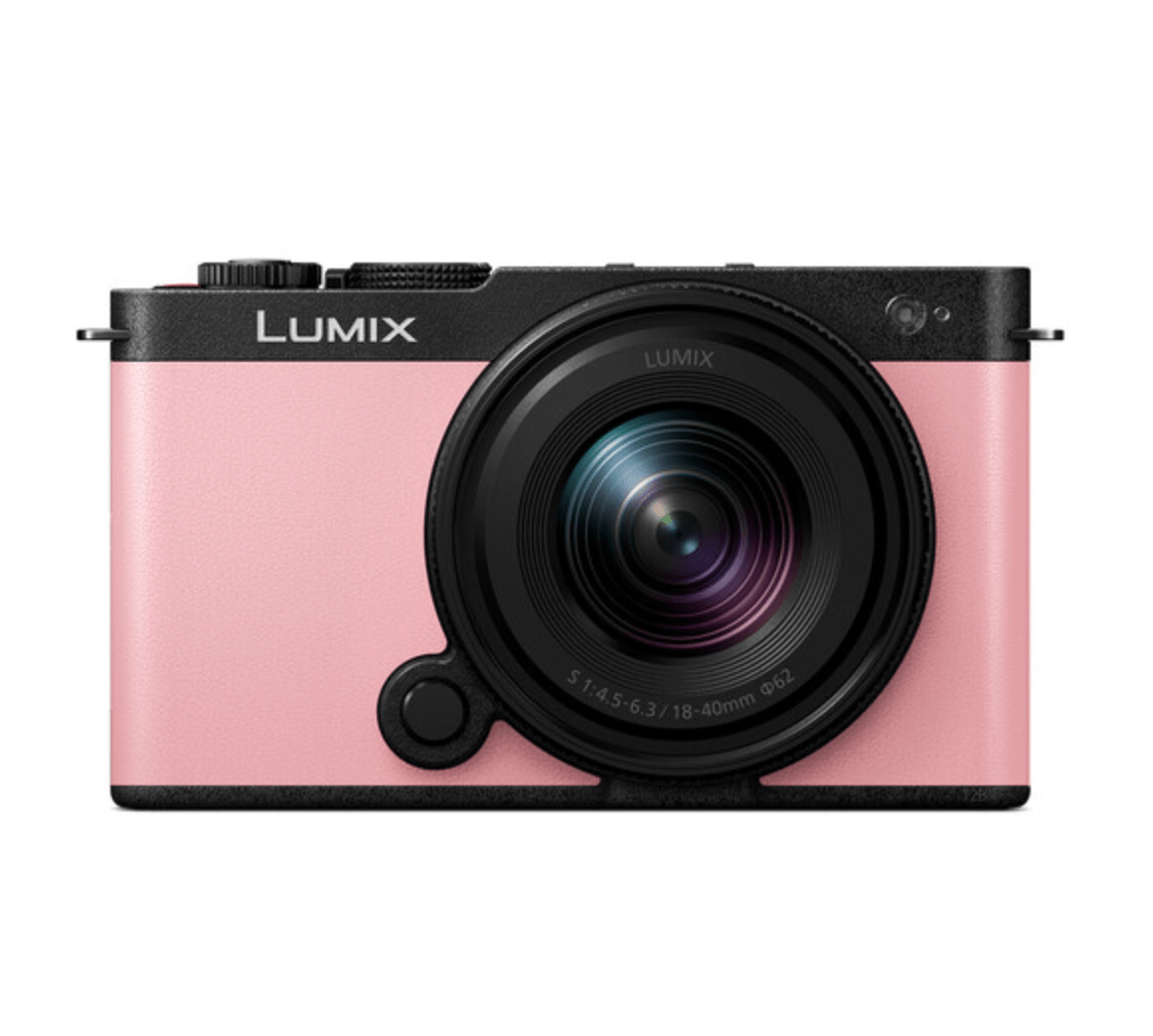 Panasonic Lumix S9 Mirrorless Camera with 18-40mm f/4.5-6.3 Lens (Pink) - Compact Travel & Vlogging Camera for Content Creators
