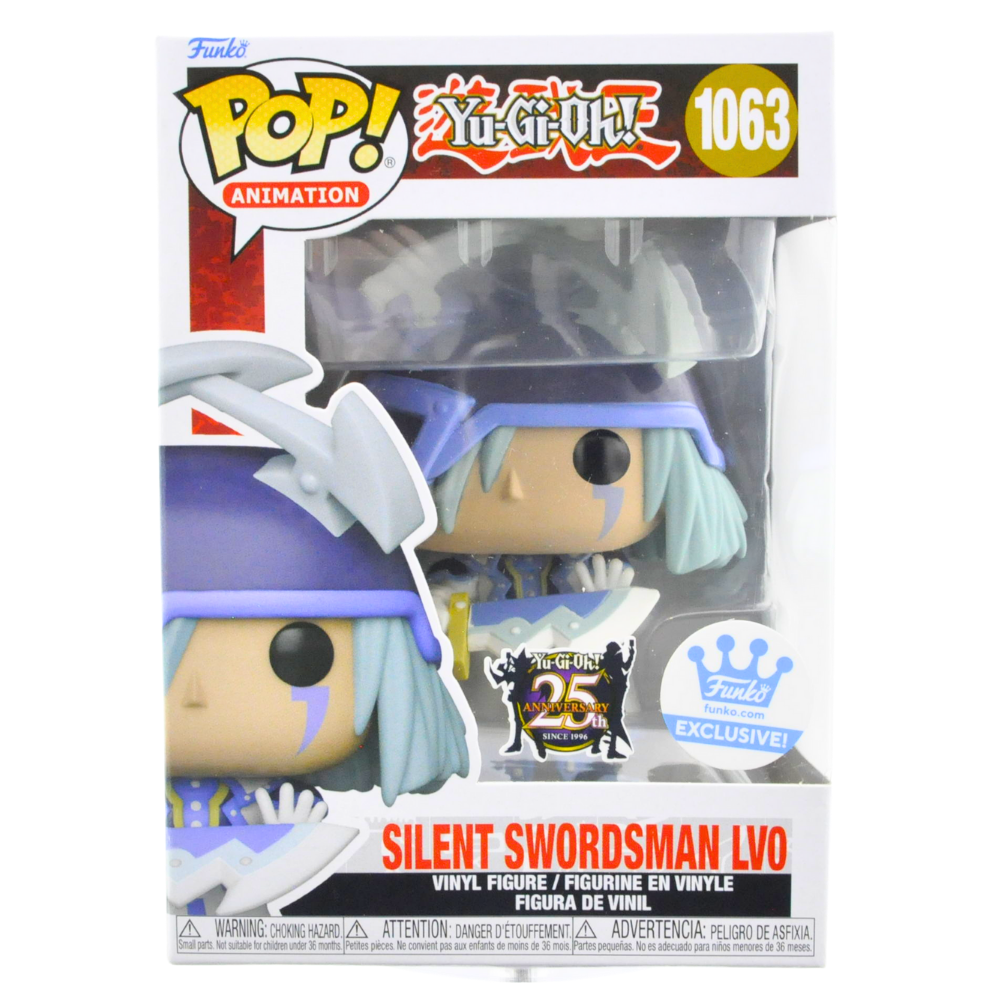 Funko Pop! Silent Swordsman LV0 - Yu-Gi-Oh! Collectible Vinyl Figure #1063 (Funko Shop Exclusive) - Perfect for Anime Fans & Gaming Room Decor