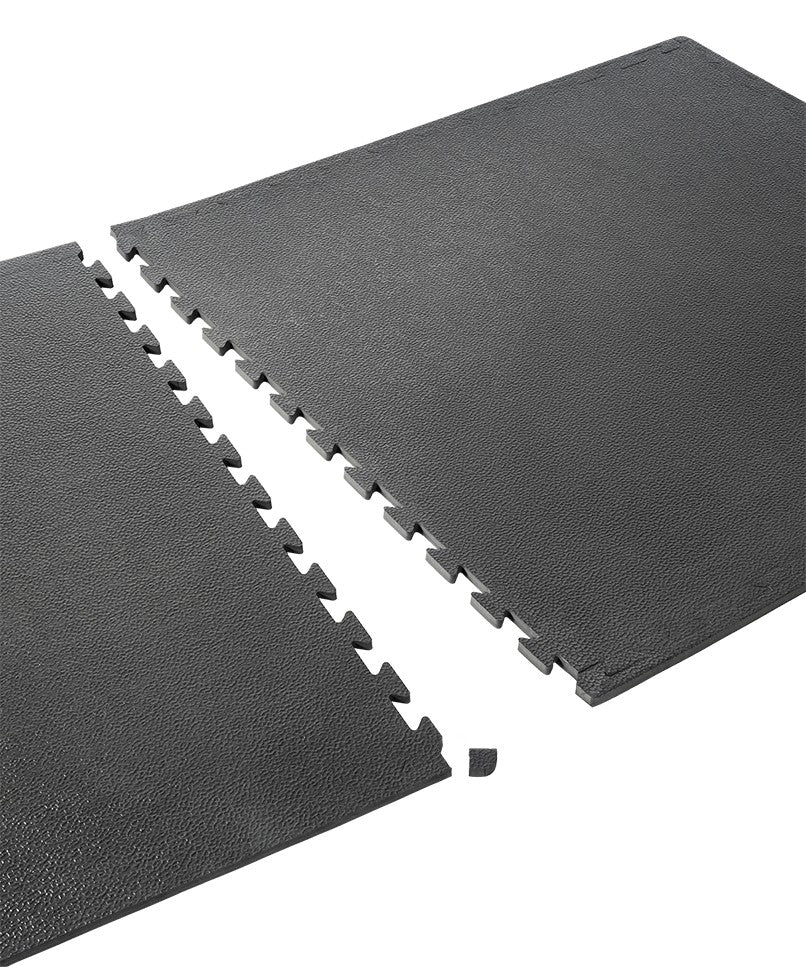 Interlocking Modular Gym Mat Set - 2 Tiles for Home Workouts, Yoga & Kids Play Area - Non-Slip Exercise Flooring for Fitness & Protection