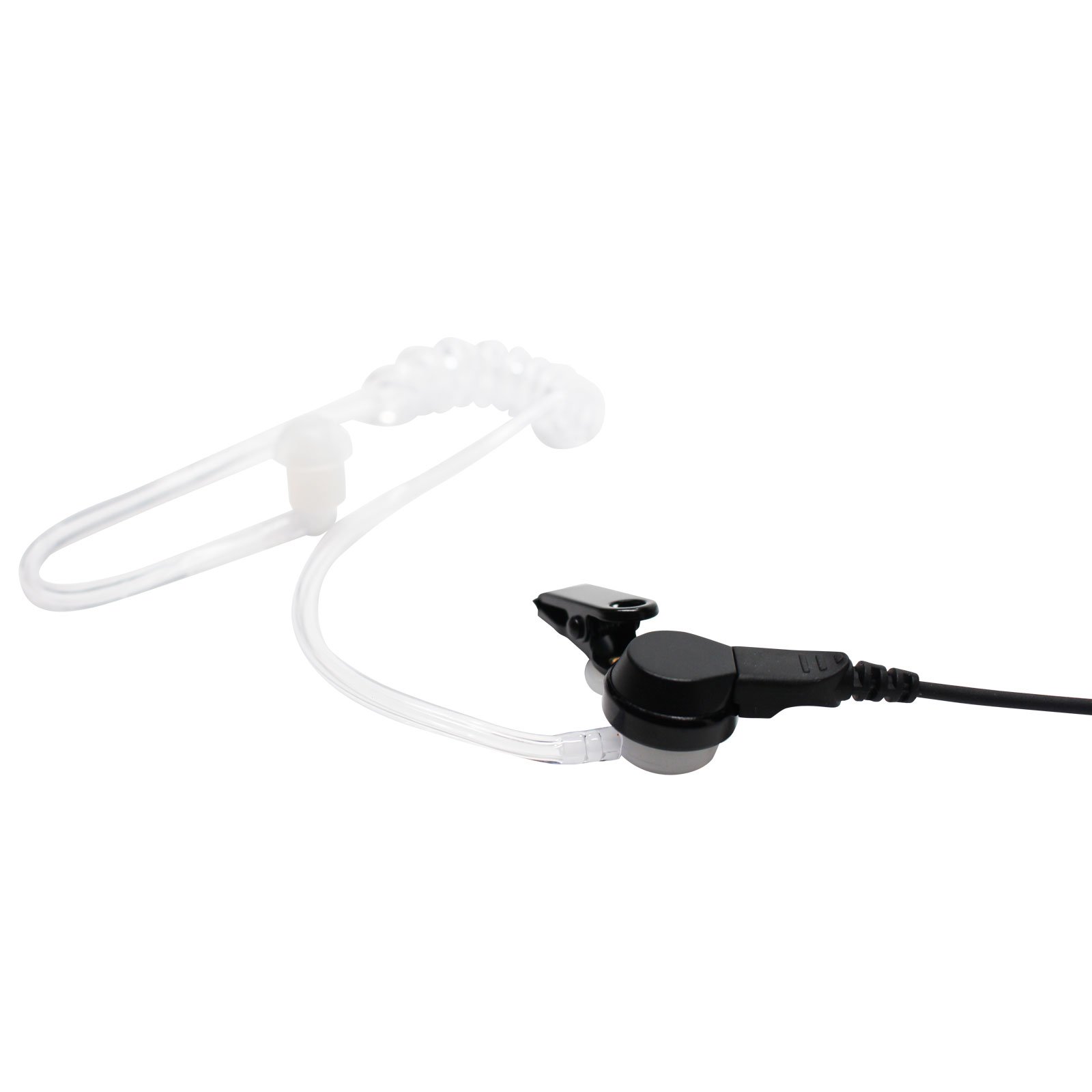 Vertex/Yaesu VX-5R Replacement Battery & FBI Surveillance Earpiece - 3.5mm Acoustic Earphone Headset for Yaesu VX-5R Two-Way Radio - Perfect for Security, Law Enforcement & Covert Operations