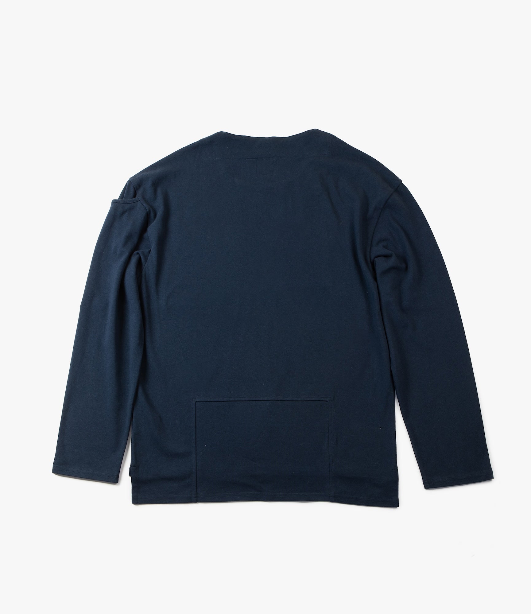 Fisherman Boat Neck Shirt - Comfortable Bib Neck Design in Navy Blue | Perfect for Fishing, Boating & Outdoor Activities