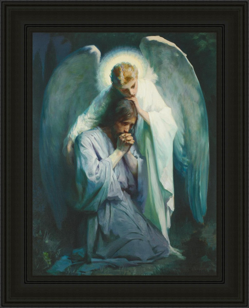 Agony in the Garden - Religious Art Print - Biblical Wall Decor for Home, Church & Office - Jesus Christ Prayer Scene - Christian Gift Idea