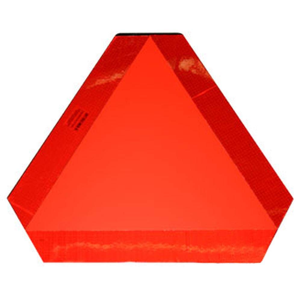 RAParts Universal Slow Moving Vehicle Emblem - Fits All Models | High Visibility Safety Sign for Tractors, Golf Carts & Construction Equipment