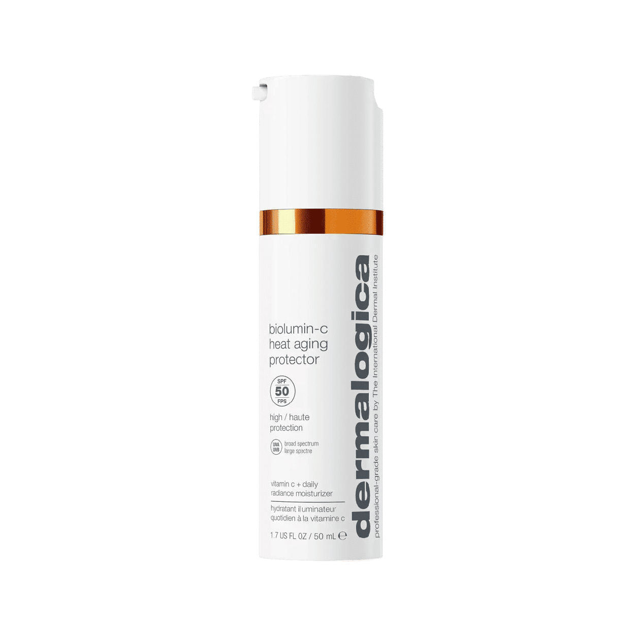 Biolumin C Heat Aging Protector SPF50 | Anti-Aging Face Sunscreen with Vitamin C | Daily UV Protection for Women & Men | Perfect for Outdoor Activities & Beach Days