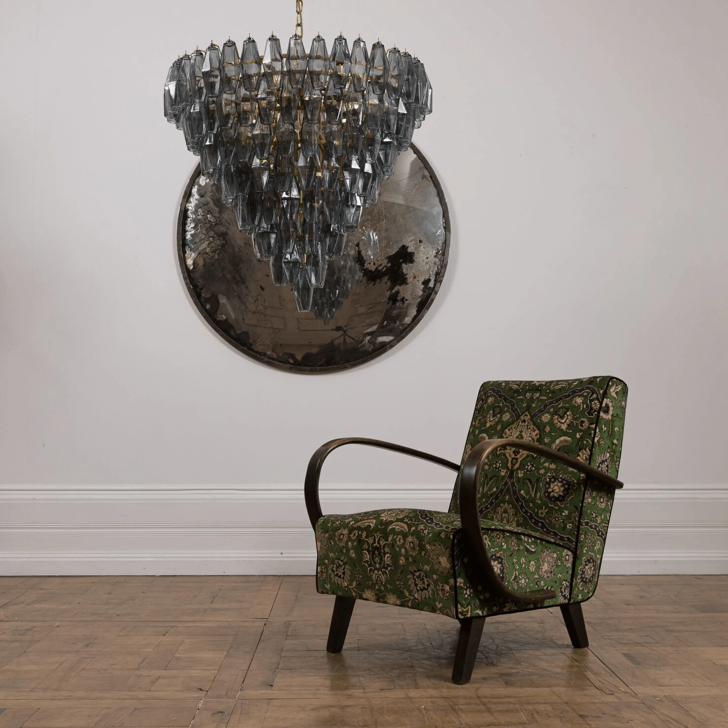 Elegant Asti Murano Glass Chandelier - Handcrafted Italian Lighting Fixture for Dining Room & Living Room Decor