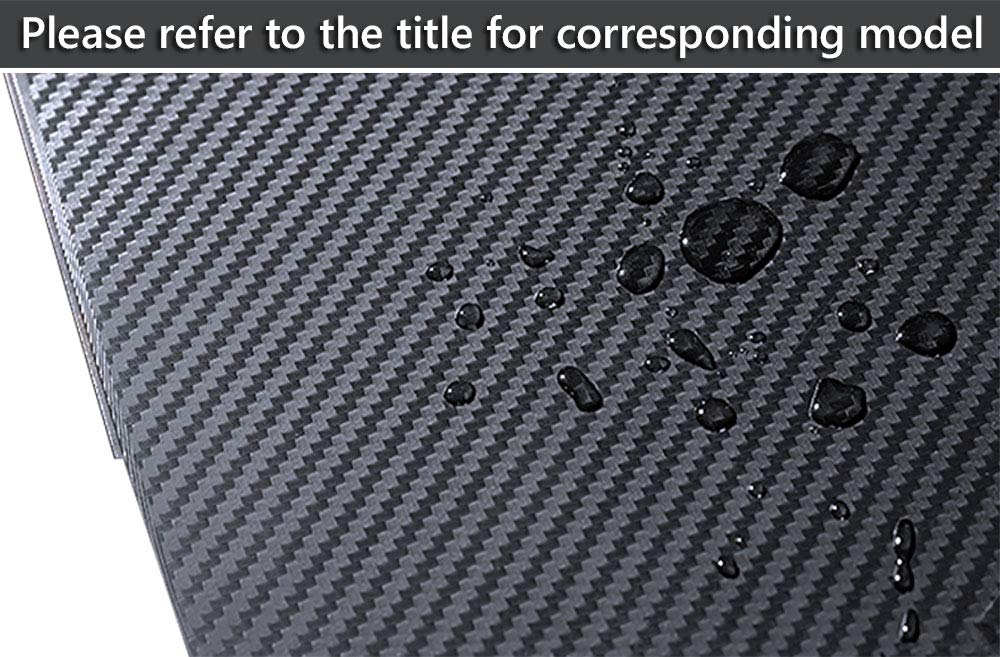 2 Pack HP TouchSmart 15-r100 Series Back Protector Film - Premium Carbon TPU Guard Cover for 15.6