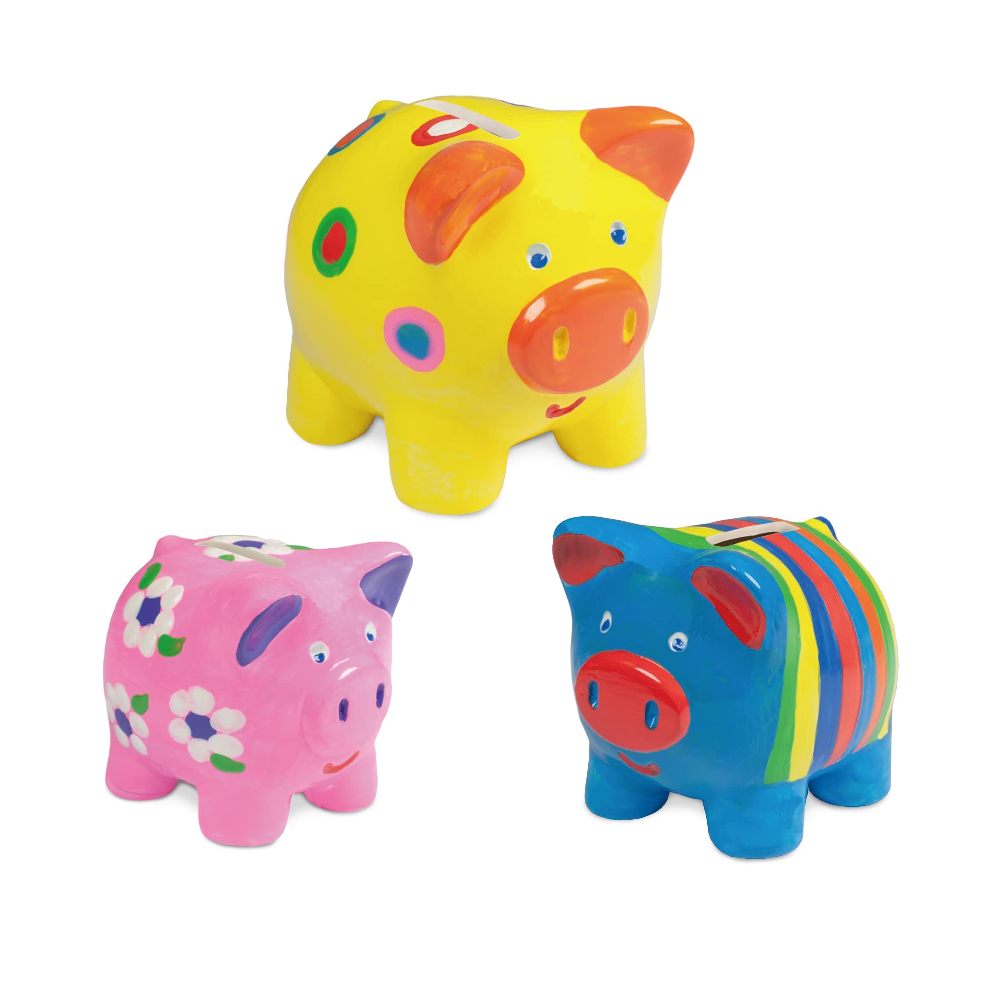 Galt Toys Paint A Piggy Bank Set - DIY Ceramic Piggy Bank Kit for Kids, Fun Arts & Crafts Activity for Children - Perfect for Birthday Gifts & Creative Playtime