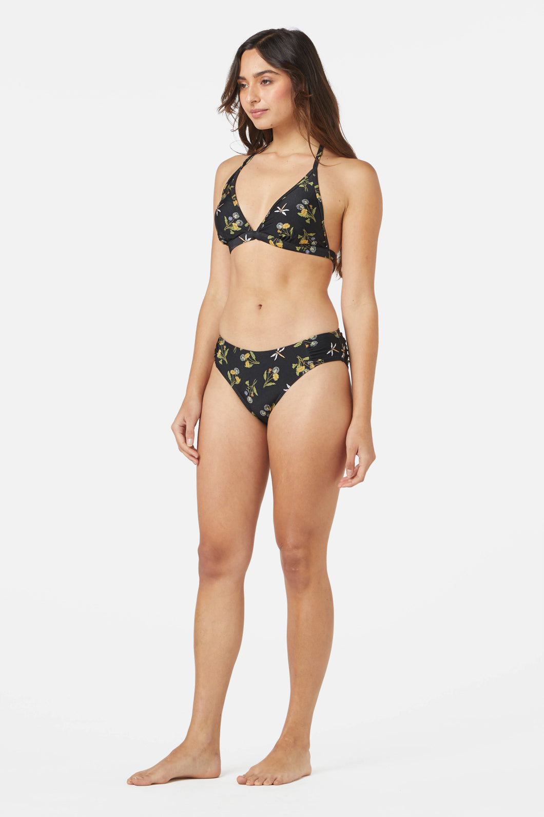Dandelion Print Bikini Bottom - High Waisted Swimwear for Women, Comfortable & Stylish Beachwear for Summer Vacations & Pool Parties