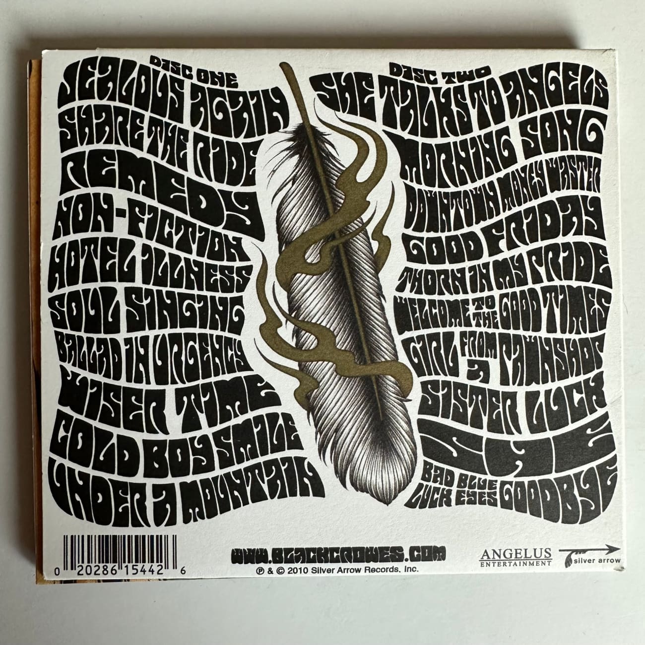 The Black Crowes Croweology 2 CD Set (2010 Edition) with Pop-Up Panel & Sticker - Perfect for Music Collectors and Classic Rock Fans