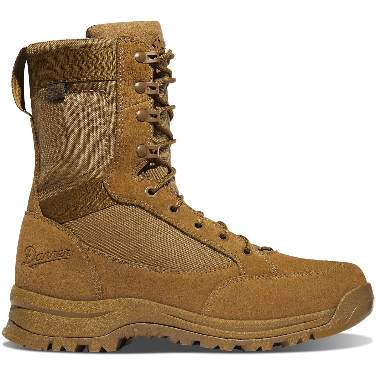 Danner Tanicus Waterproof Military Boots for Men - Rough-Out Leather & 1000D Nylon Construction with Slip-Resistant Outsole - Ideal for Hiking, Tactical Operations & Outdoor Adventures