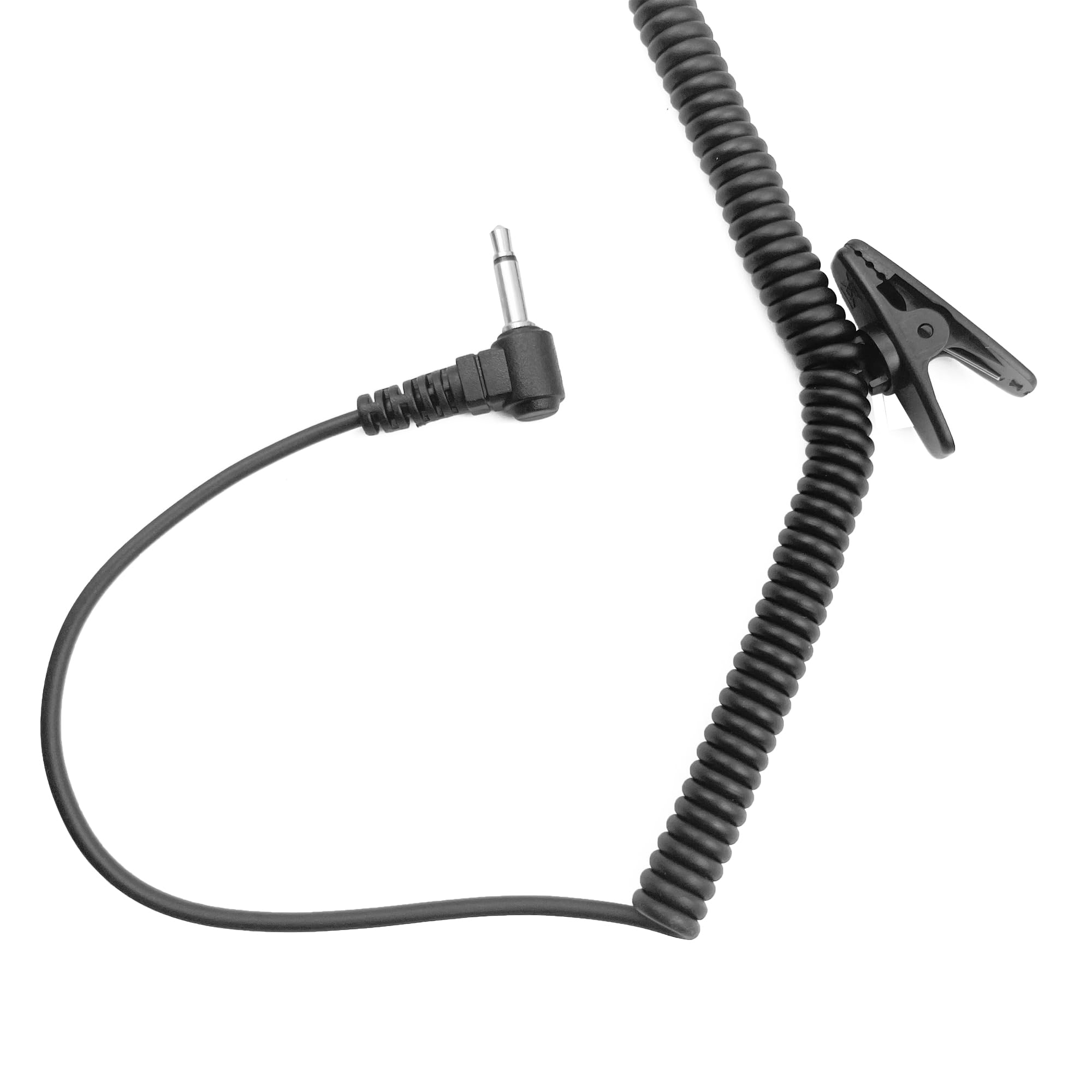 HWAYO 3.5mm 1 Pin Covert Surveillance Earpiece - Invisible Acoustic Air Tube Headset for Police Radios & Security (1 Pack) | Compatible with Motorola Speaker Mics + Includes Medium Replacement Earmolds | Perfect for Law Enforcement, Security Guards & Undercover Operations