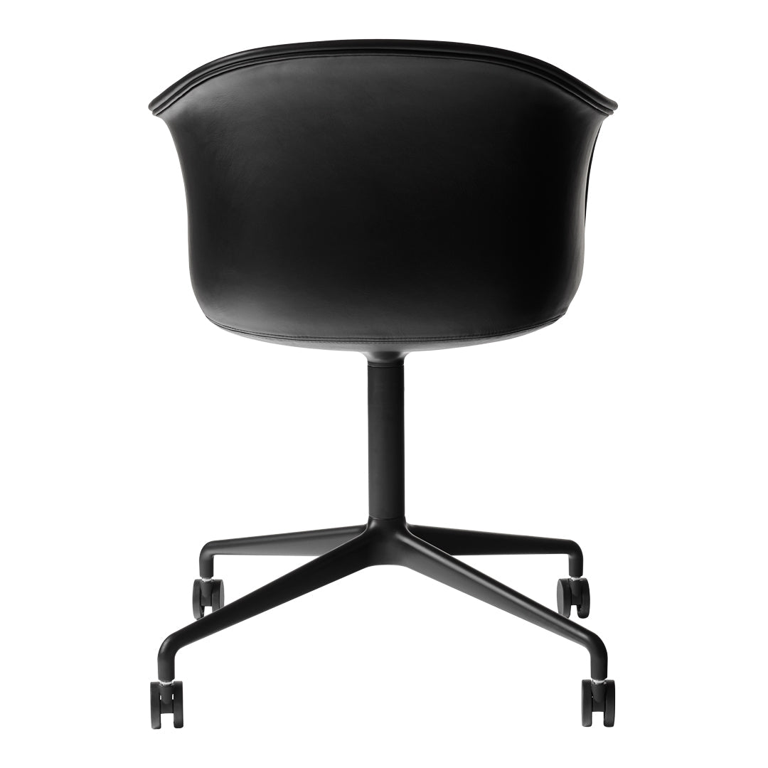 Elefy JH37 Ergonomic Conference Chair with Swivel Base & Casters - Comfortable Upholstered Office Chair for Meetings, Home Office & Workspaces