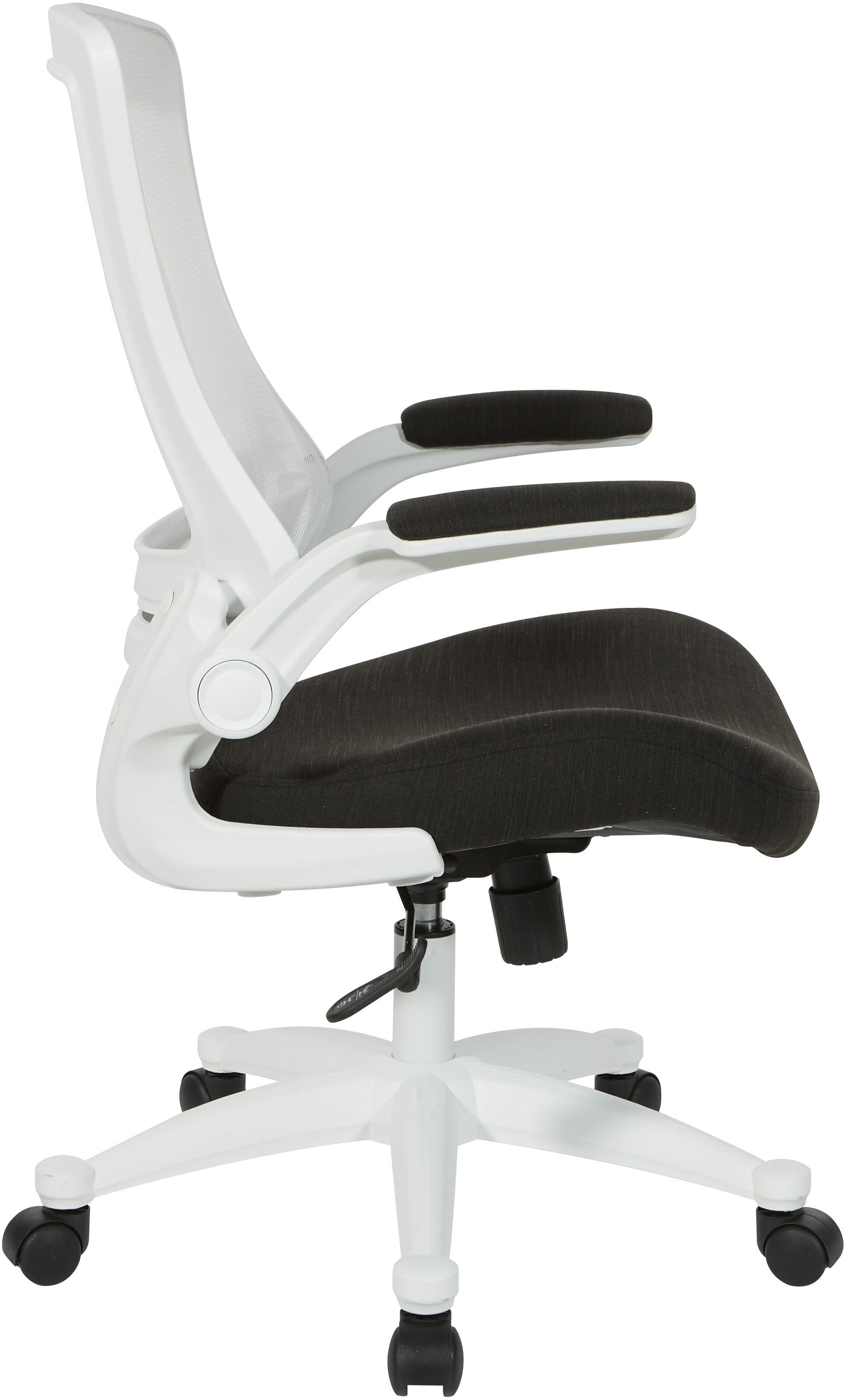 Office Star White Screen Back Manager's Chair [EM60926WH] - Ergonomic Executive Office Chair with Adjustable Height for Home & Business Workspaces
