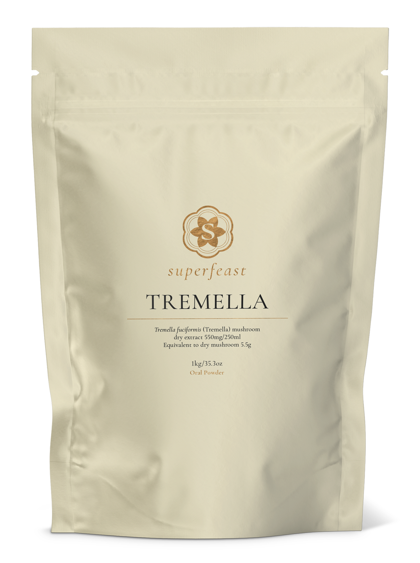 Premium Tremella Extract Powder - 100% Pure Organic Snow Fungus for Skin Hydration & Anti-Aging - Perfect for DIY Face Masks, Serums & Wellness Drinks