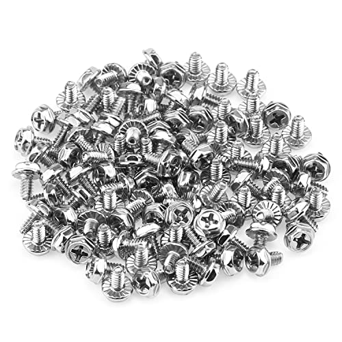 Silver, hex phillips head screws, 6#-32x6