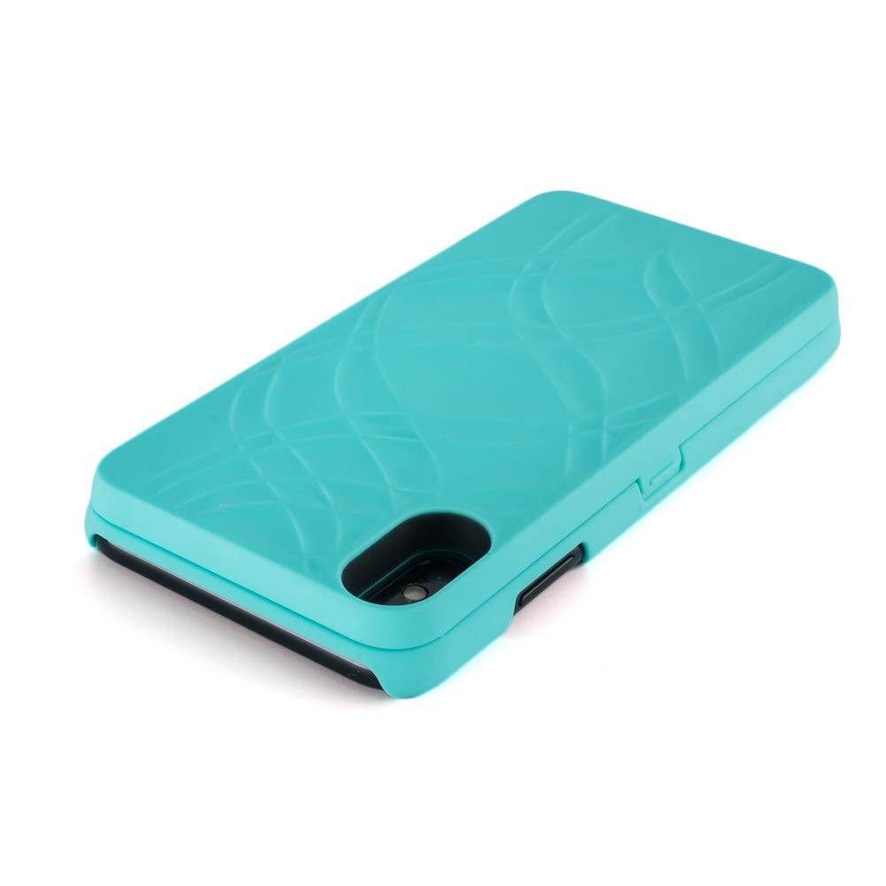 Luxury Wallet Case for iPhone Xs Max (2018) - Shockproof Card Holder with Mirror & Kickstand | Women's Fashion Phone Cover for 6.5