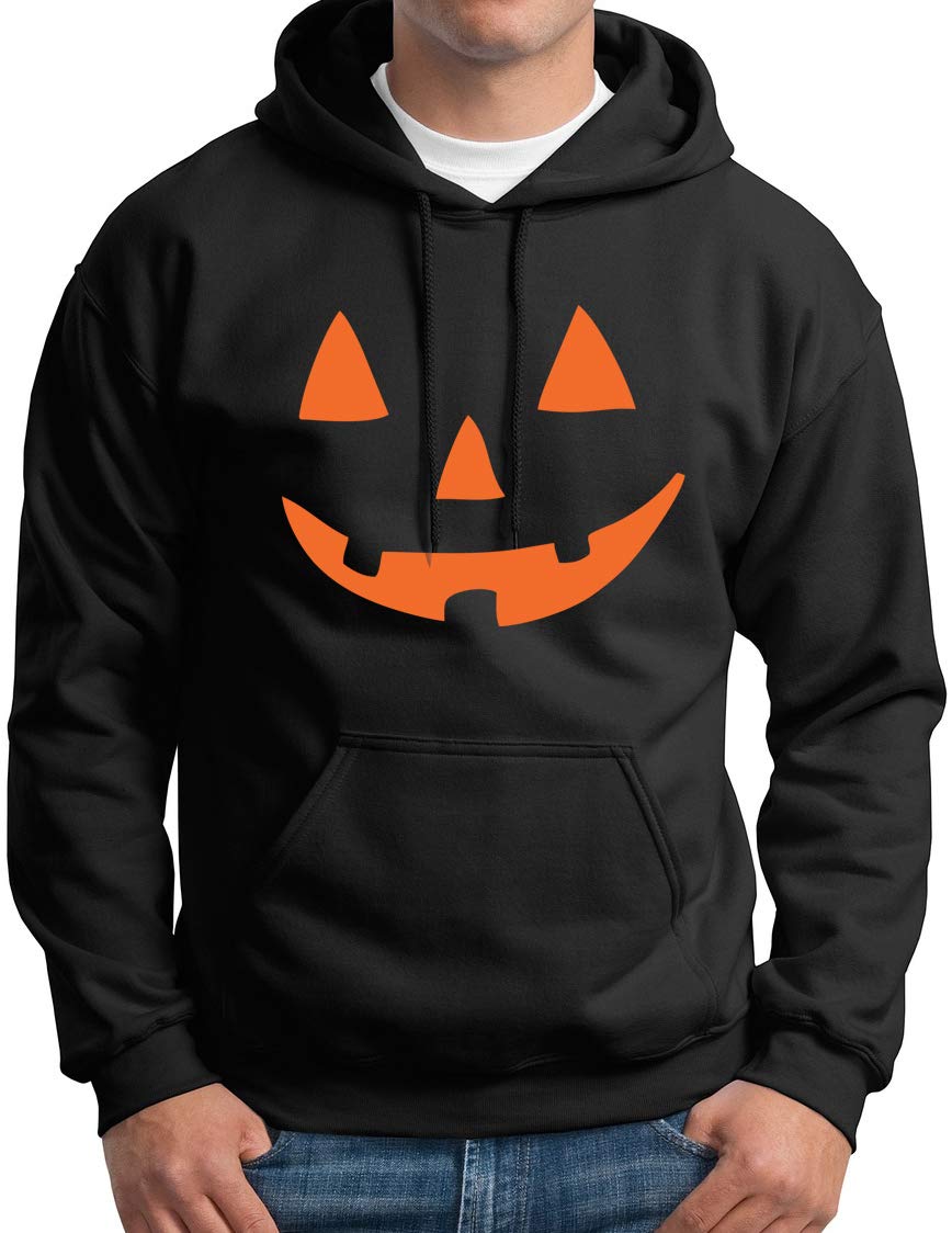 New York Fashion Police Jack O' Lantern Pumpkin Halloween Costume Hoodie - Funny & Spooky Outfit for Halloween Parties, Trick or Treating & Cosplay Events