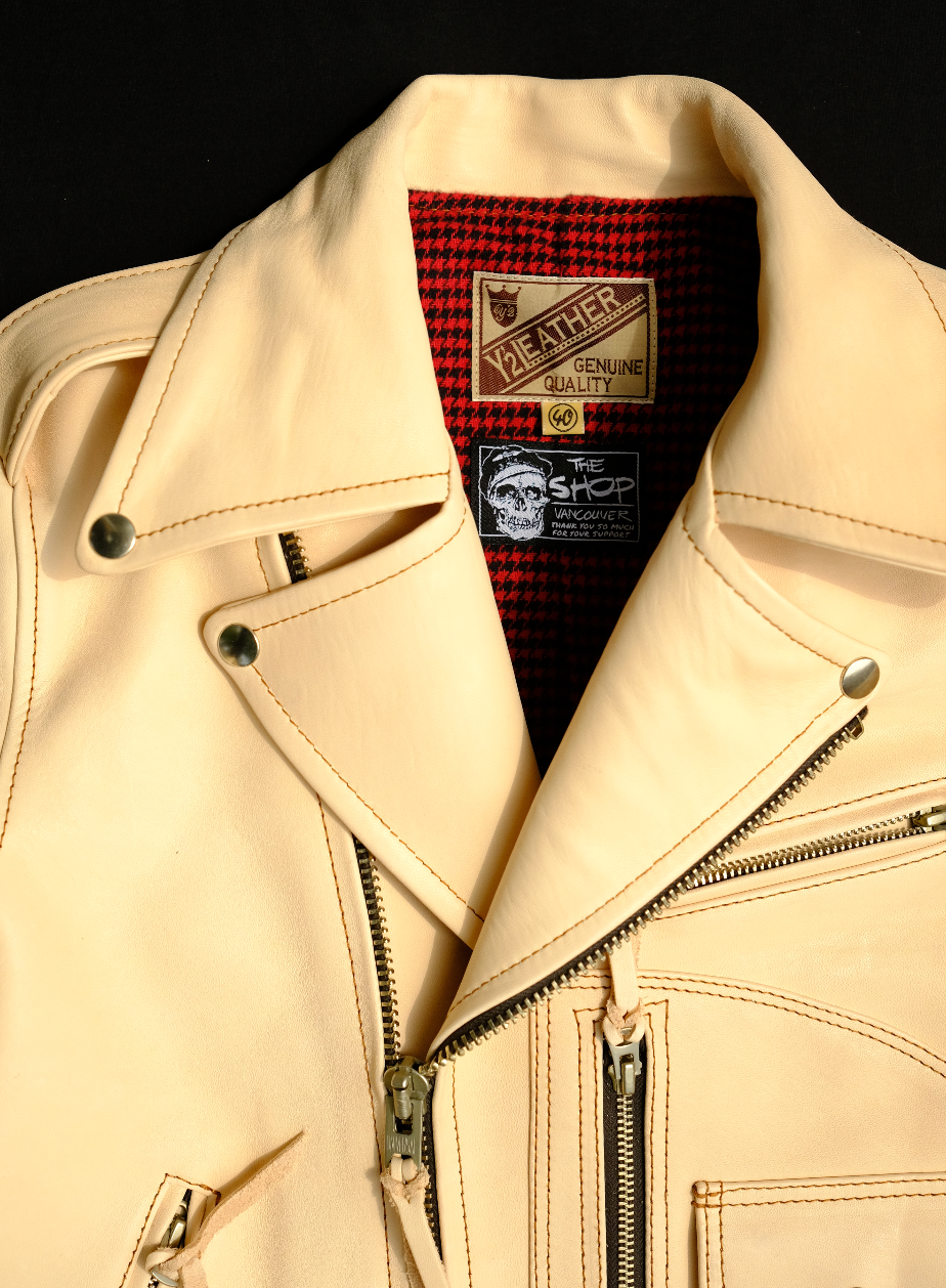 Vancouver NH 55 Saddle Horse D Pocket Double Riders Jacket - Classic Biker Style for Men & Women - Perfect for Motorcycle Riding, Casual Outfits & Outdoor Adventures
