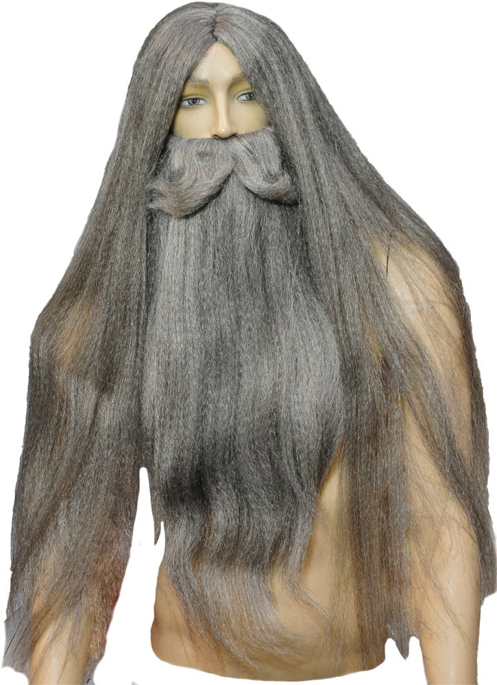 Wizard Beard and Wig Costume Set for Cosplay, Halloween, and Fantasy Role-Playing – Perfect for Wizards, Witches, and Medieval Characters