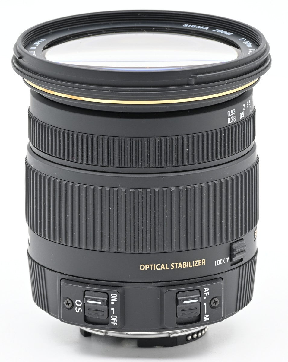 Sigma 17-50mm f/2.8 EX DC OS HSM Lens for Nikon F Mount - Excellent Open Box Condition - Perfect for Portrait, Landscape & Low-Light Photography