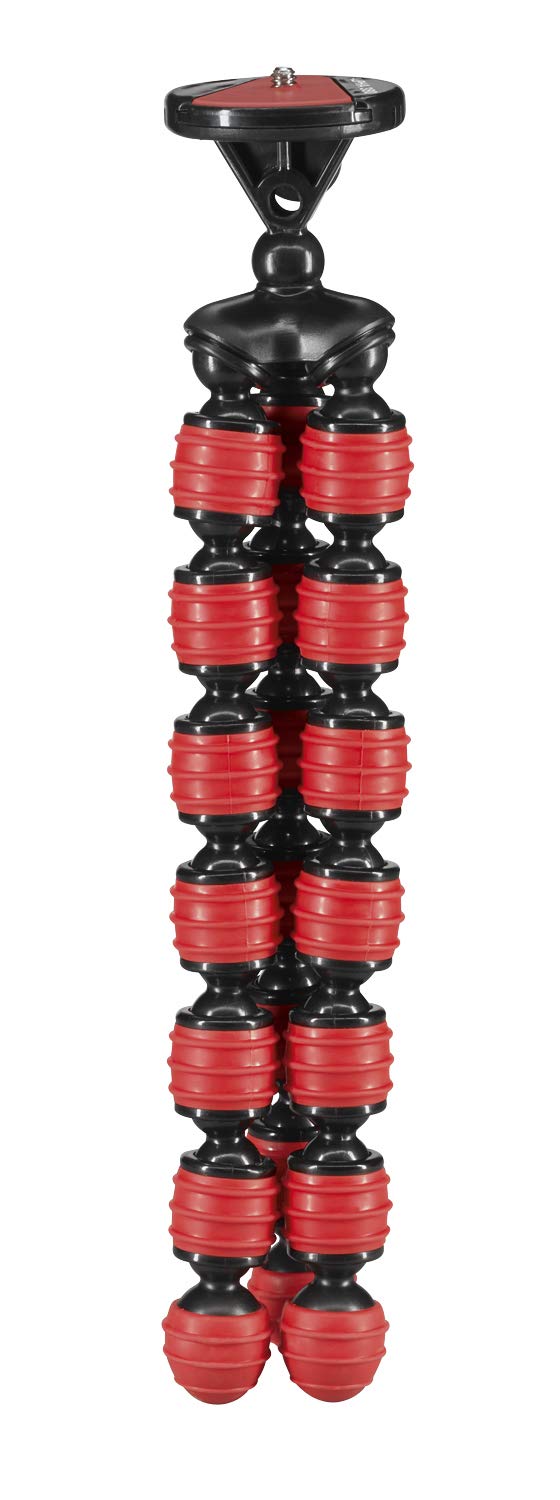 Cullmann Alpha 380 Portable Flexible Mini Tripod with Smartphone Mount - Adjustable Bendable Legs, Lightweight 267g, Supports 1.5kg - Perfect for Travel Vlogging, Outdoor Photography & iPhone Video Shooting