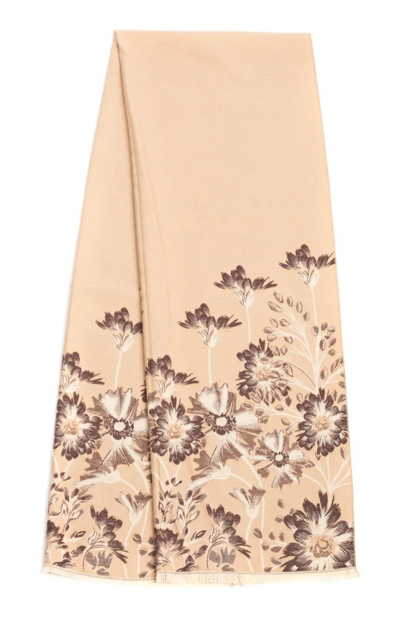 Reversible Floral Oversized Scarf - Soft Winter Shawl Wrap for Women - Perfect for Cold Weather, Travel & Fashion Accessories