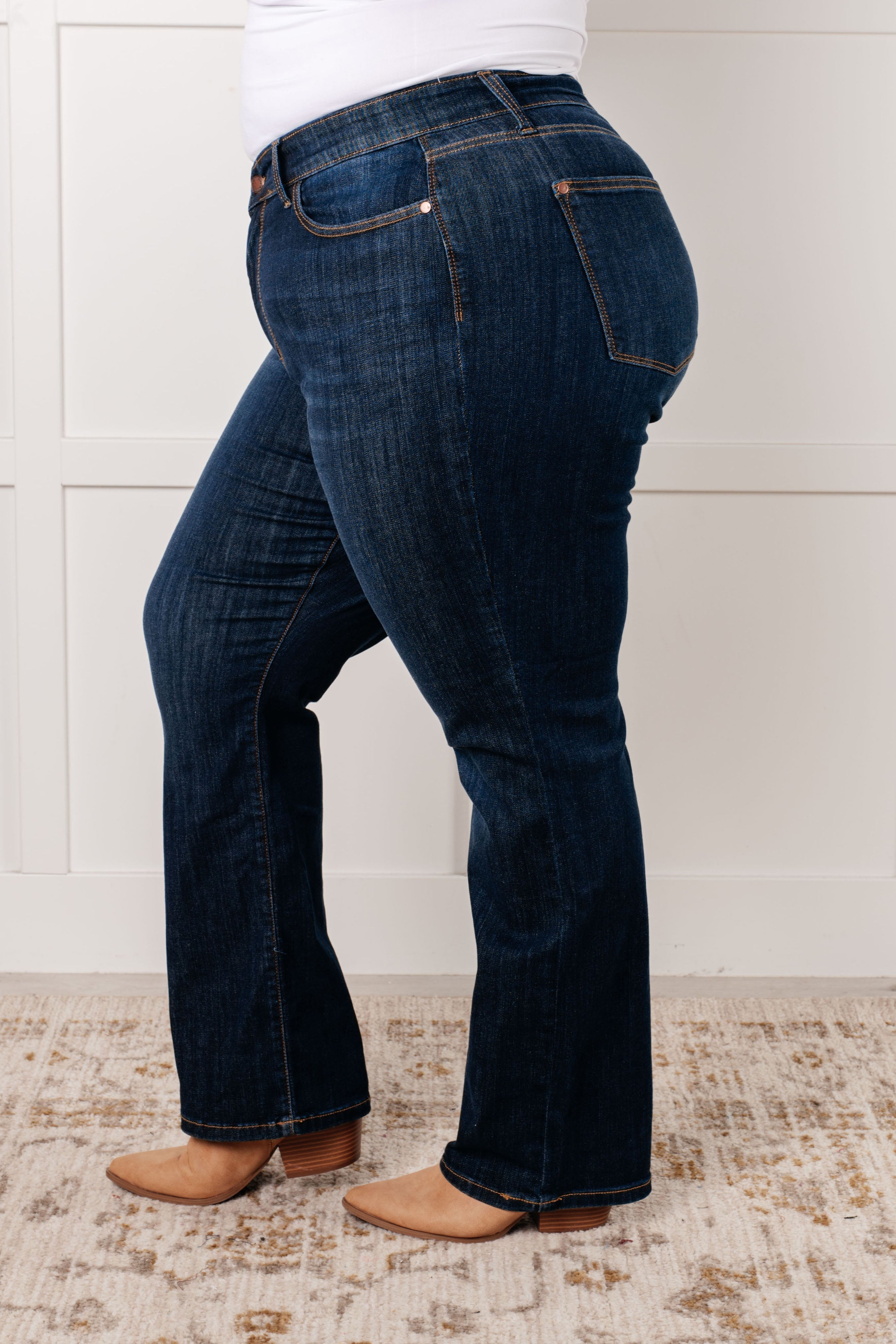 Alaina High Rise Classic Straight Jeans for Women - Slim Fit Stretch Denim Pants - Perfect for Casual Wear, Office & Date Nights