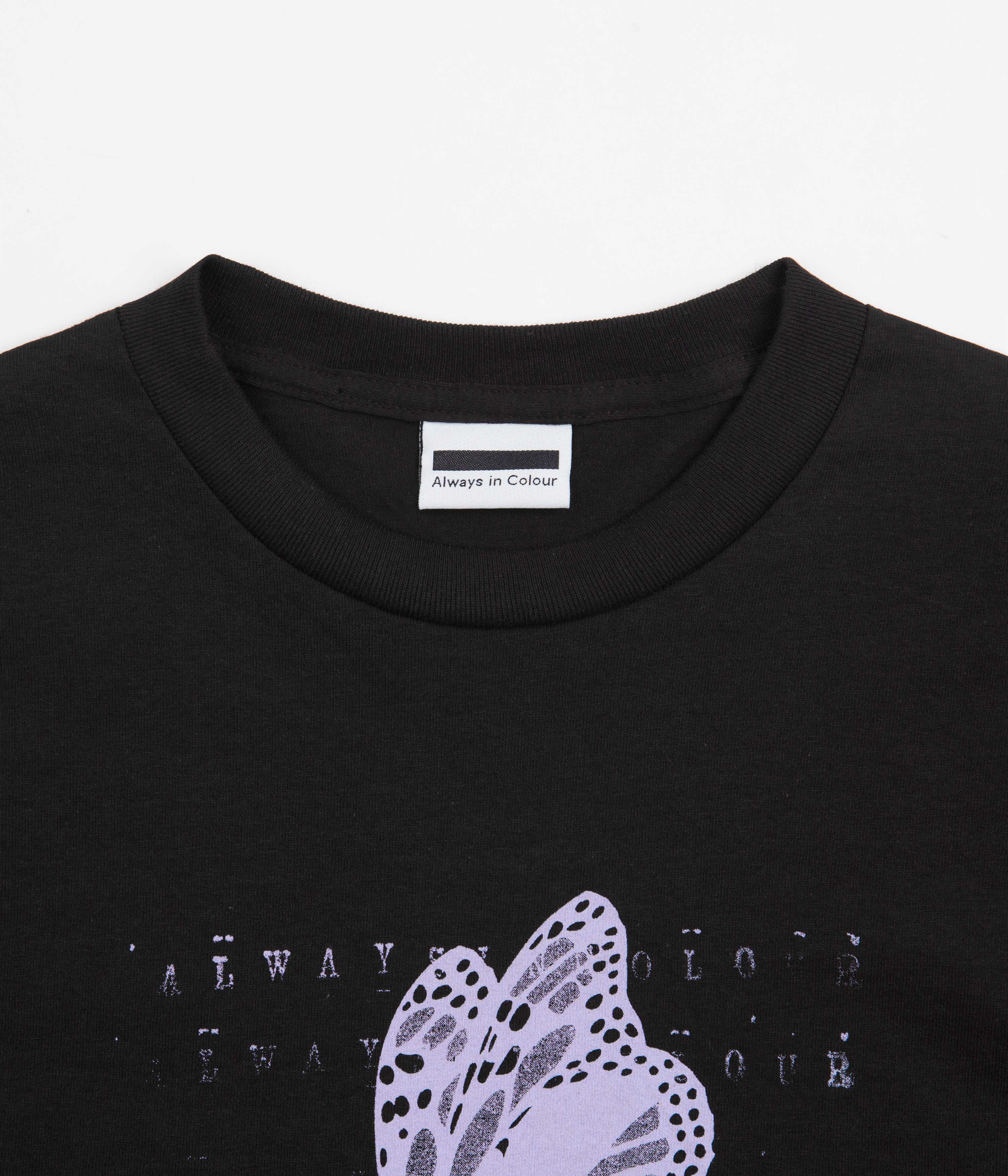 Always in Colour Inhale T-Shirt for Men & Women - Soft Cotton Black Tee - Perfect for Casual Wear, Street Style & Everyday Outfits