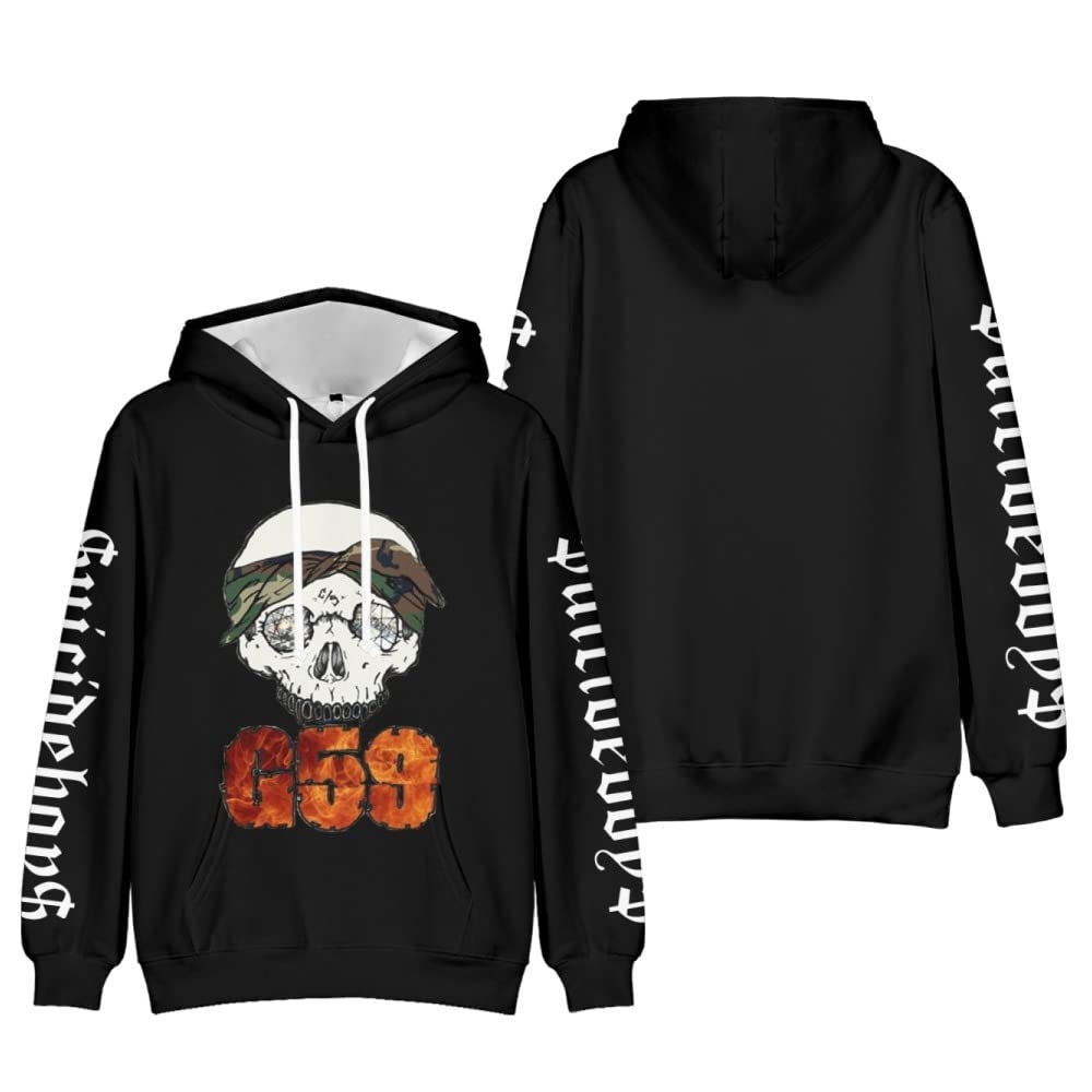 $uicideboy$ G59 Record Merch Black Hoodie for Men & Women - Hip Hop Streetwear Sweatshirt | Perfect for Concerts, Street Fashion & Rap Music Fans