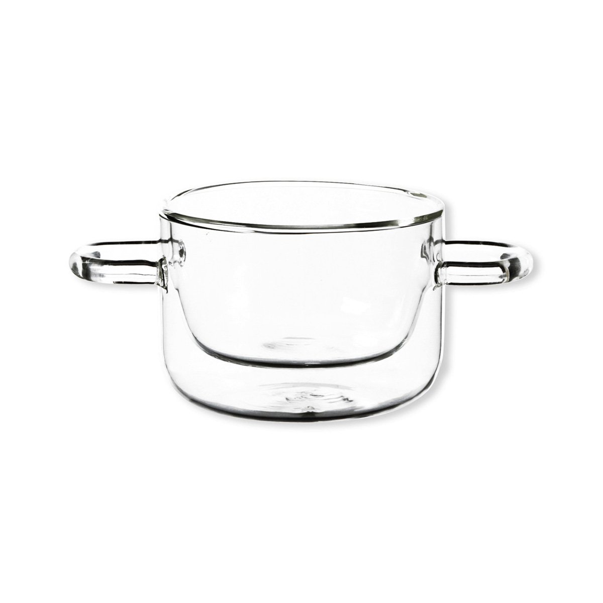 Luigi Bormioli LU47 9.1 fl oz (270 ml) Clear Glass Round Pot - Perfect for Cooking, Serving, and Food Storage in Kitchen & Dining