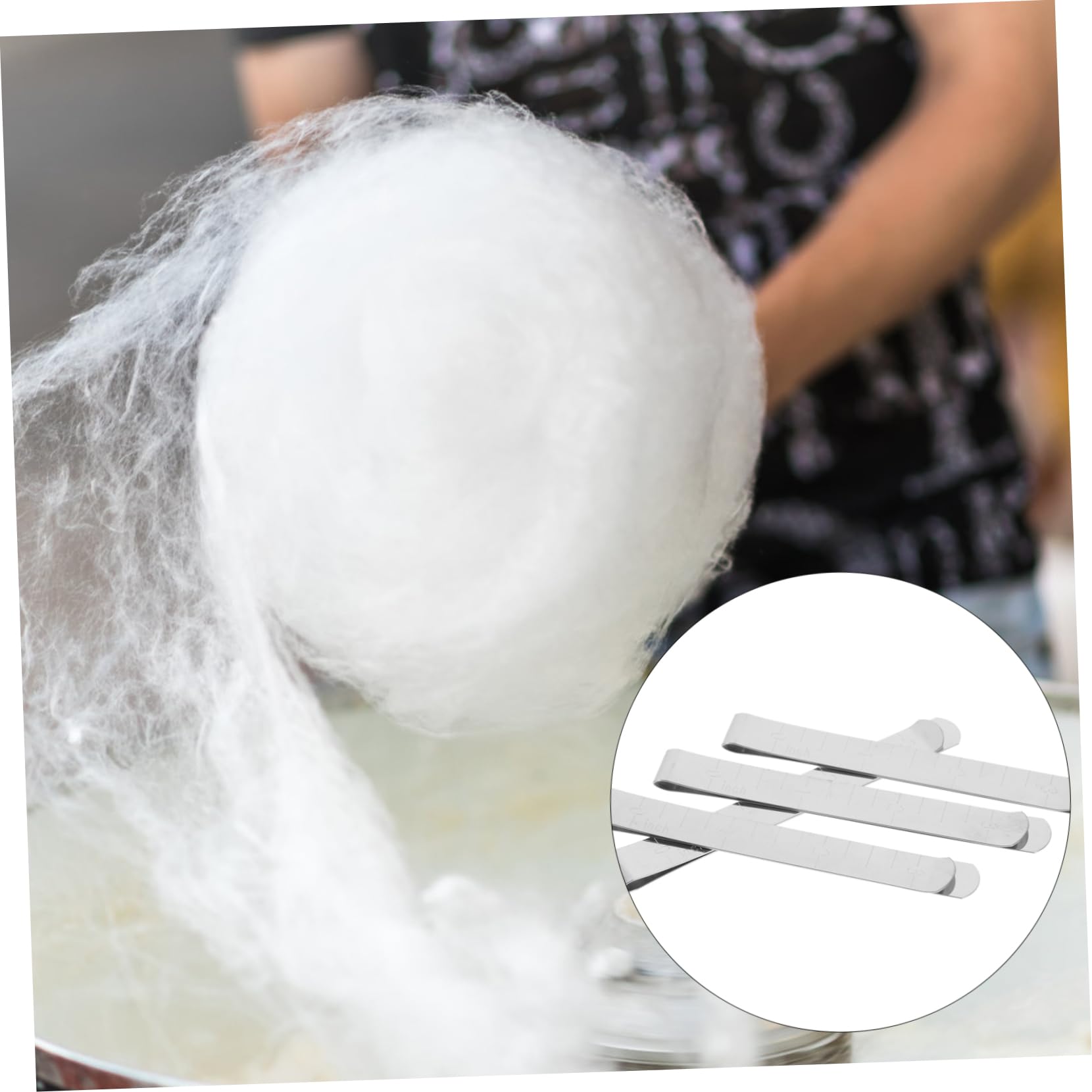 Anneome 10pcs Candy Stabilizer Clips - Reusable Mesh Clips for Candy Machine (Party Decor & Baking)