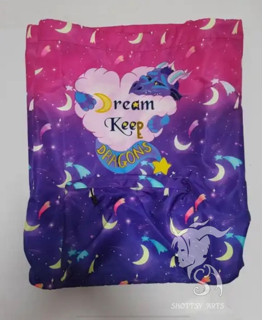 GIANT Dream Keeper Dragon Plush Toy Storage Bag - Perfect for Organizing Stuffed Animals, Kids' Room Decor & Travel