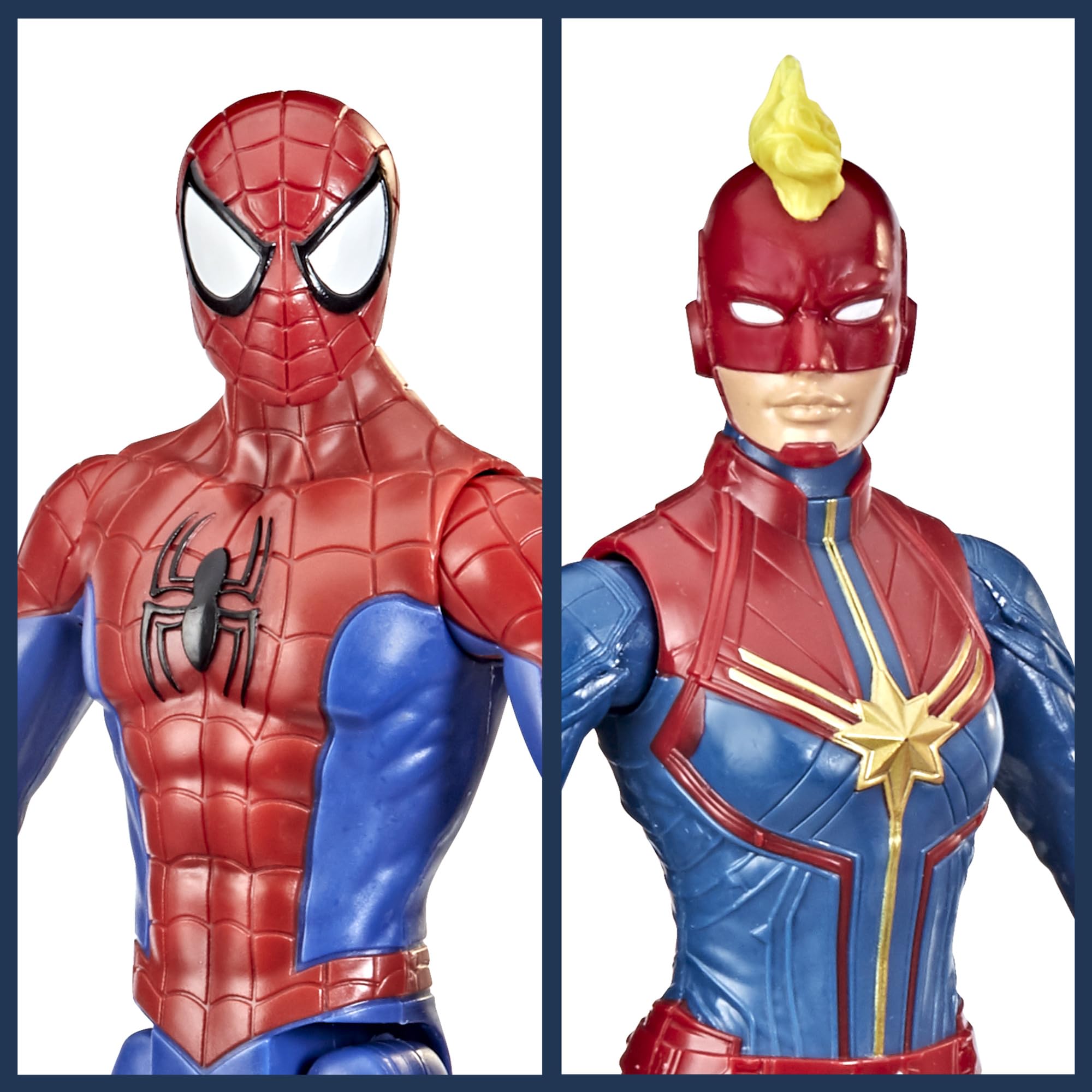 Marvel Titan Hero Series 6-Pack Action Figures – 12-Inch Superhero Toys for Kids Ages 4+ | Avengers, Spider-Man & More | Amazon Exclusive | Birthday Gifts & Collectibles