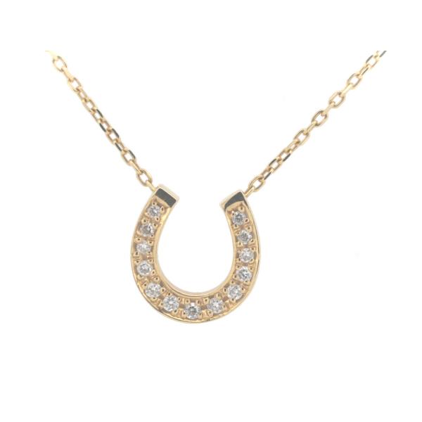 18K Gold Diamond Horseshoe Pendant Necklace - Vintage Jewelry for Women - Perfect Gift for Birthday, Anniversary & Special Occasions - Elegant Layering Piece for Everyday Wear
