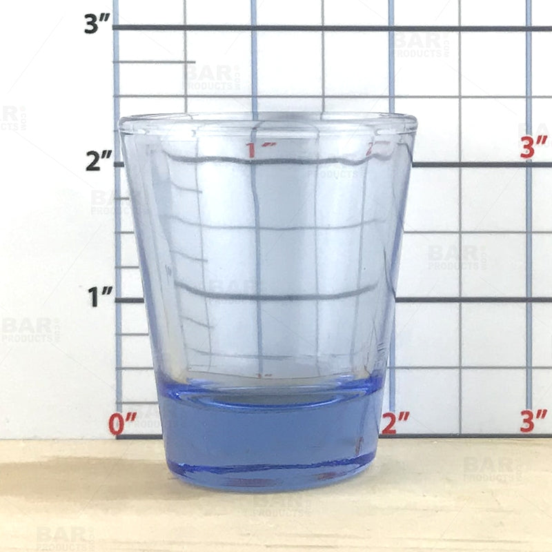 BarConic® 1.5 oz Light Blue Shot Glass - Premium Barware for Cocktails, Liquor & Party Drinks - Perfect for Home Bars, Weddings & Celebrations