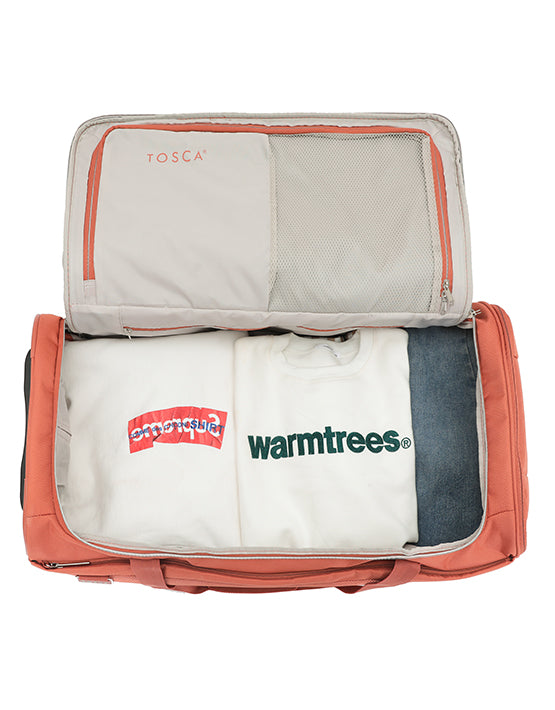 Tosca TCA720 WB Vega 29-Inch Wheeled Duffle Bag in Rust Color - Perfect for Travel, Gym & Weekend Getaways
