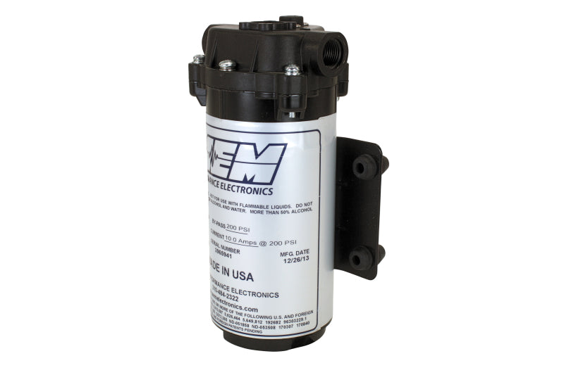 AEM Water Methanol Injection Kit - 200psi High Pressure Recirculation Pump for Turbocharged & Supercharged Engines - Boost Performance & Prevent Detonation in Racing & Tuning Applications